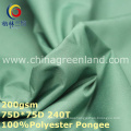 PVC Polyester Pongee Coating Combined Fabric for Textile Uniform (GLLML258)